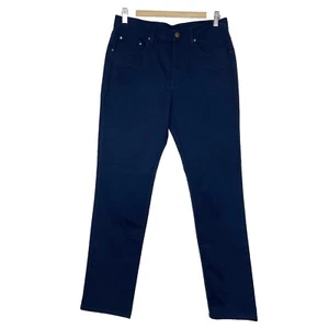 Genteal Comfort Flex Pantalone Uomo 30x30 Blu Navy Elasticizzato 5 Tasche Golf Chino - Foto 1 di 10