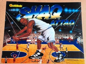 1994 GOTTLIEB Pinball Translite - Shaq Attaq - NOS - Bild 1 von 1