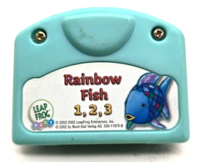 2005 Rainbow Fish 1,2,3 Little Touch Leap Frog Light Green Cartridge Only (G41) - Image 1 of 3