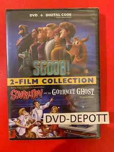 Scoob! & Scooby-Doo! Gourmet Ghost 2-Film Collection DVD + Digital New Free Ship - Picture 1 of 1