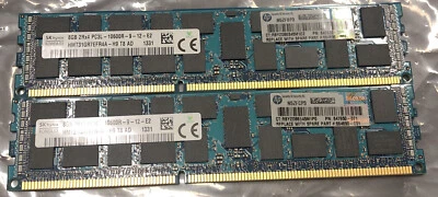 16GB Kit 2x 8GB HP Proliant DL360 DL370 DL380 ML330 ML350 G6 Memory Ram 664690 - Image 1 of 2
