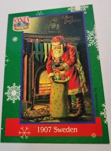 1995 TCM #36 Santa Around the World: Santa & Snowflakes 1907 Sweden Christmas - Picture 1 of 2