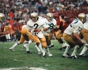 Impresión fotográfica de fútbol americano Tom Clements Notre Dame 8x10 TC1 - Imagen 1 de 1