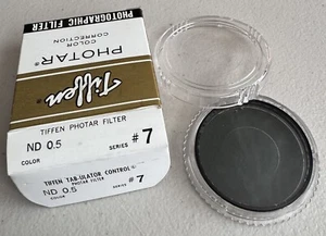 Vintage Tiffen Photar Series #7 (50mm) Neutral Density Drop-in Filter ND 0.5 - Picture 1 of 5