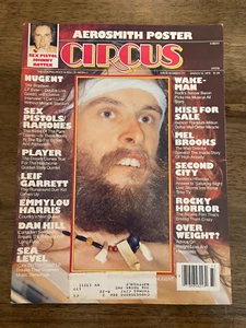 MARCH 16 1978 CIRCUS magazine TED NUGENT - AEROSMITH TYLER POSTER #177 - Foto 1 di 4