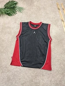 Nike Air Jordan Jersey 20 Year Youth Large Black Tank Top Crew Basketball Y2K - Picture 1 of 7