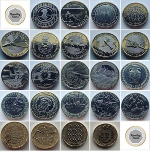 2017-2025 Raras £2 Monedas Moneda de dos libras RAF Capitán Cook Jane Austen Wells FA Cup - Imagen 1 de 80