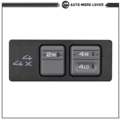 New Transfer Control Shifter Switch BLK For 1996-1999 Chevrolet K1500 K2500 4WD - Image 1 of 4