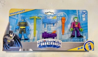 Экшн-фигурки Imaginext DC Comics Super Friends упаковка 2 шт. Batman Joker Duel НОВЫЕ - Изображение 1 из 4