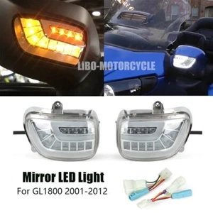 For Honda Goldwing GL1800 ABS 2001-2012 LED Mirror Lights Turn Signals DRL Lamp - Bild 1 von 9