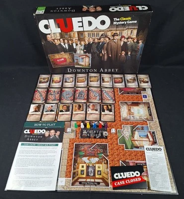 Cluedo Downton Abbey Edition Murder Mystery Board Game By Hasbro 2015 Complete - Image 1 of 4
