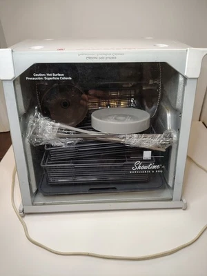 Ronco Showtime 烤架和烧烤炉 型号 4000 白色 全尺寸 工作,干净! — 第 1/4 张图片