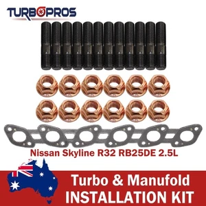 Permaseal Exhaust Manifold Studs&Gasket Kit For Nissan Skyline R32 RB25DE 2.5L - Picture 1 of 9