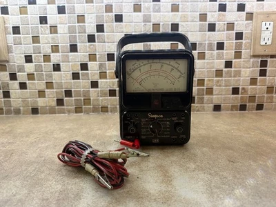 SIMPSON Model 260 Series 6 VOM Analog Multi-Meter with Leads - Image 1 of 4
