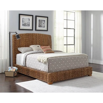 Holden Rustic Brown and Natural Queen Bed - Image 1 of 4