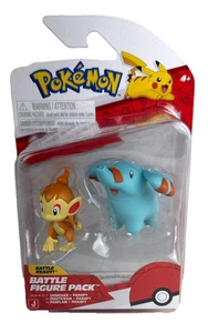 Pack de figuras de batalla Pokemon con Chimchar y Phanpy - Imagen 1 de 2