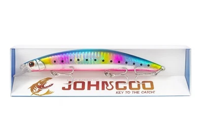 Esche Artificiali Pesca Mare Minnow 13cm 23g JOHNSCOO Spinning Spigola Serra UV - Immagine 1 di 3