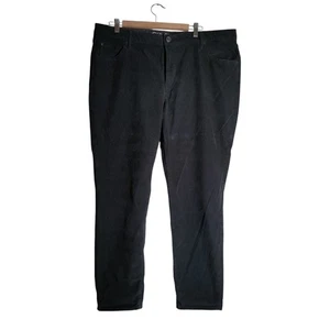 Eddie Bauer Gray Corduroy Boyfriend Slim Pants Woman's Plus Size 20 - Picture 1 of 8