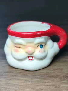 Holt Howard Mini Weihnachten zwinkernder Weihnachtsmann Becher Japan 1960 - Bild 1 von 9