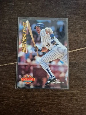 1994 Pinnacle Church's Chicken Robin Yount Milwaukee Brewers - Image 1 of 2