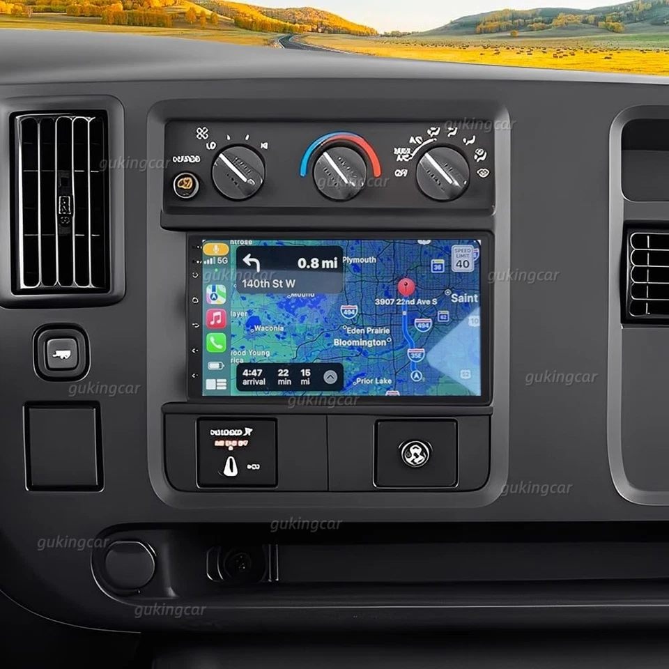 Carplay For Chevy Express 1500 2500 2003-2006 Car Radio Stereo Android 13 GPS Foto 1 de 4