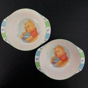 Vintage Disney Die ersten Jahre Winnie Puuh Kinder Melamin Schüssel Set 2002 - Bild 1 von 5