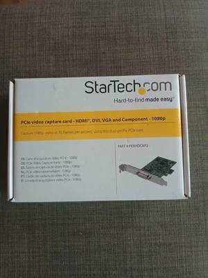 StarTech PEXHDCAP2 High-Definition PCIe Capture Card VGA DVI HDMI Composite - Image 1 of 4