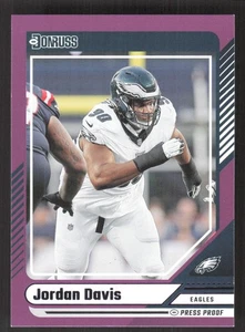 2024 Donruss #36 Jordan Davis Press Proof Purple - Picture 1 of 2