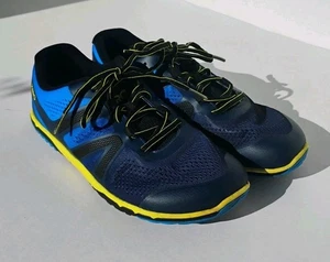 Herren Xero Schuhe Gr. 9 HFS II Barfuß Laufen Klettern Blau Gelb Top Zustand - Bild 1 von 8