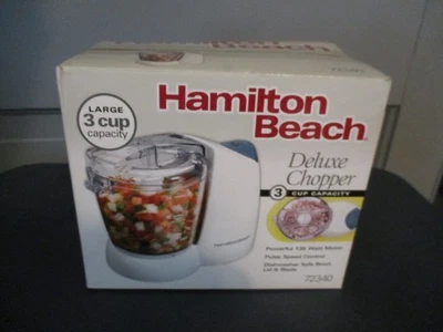 Hamilton Beach Deluxe Chopper 3 Cup #72340 Pulse Speed Control - Image 1 of 3