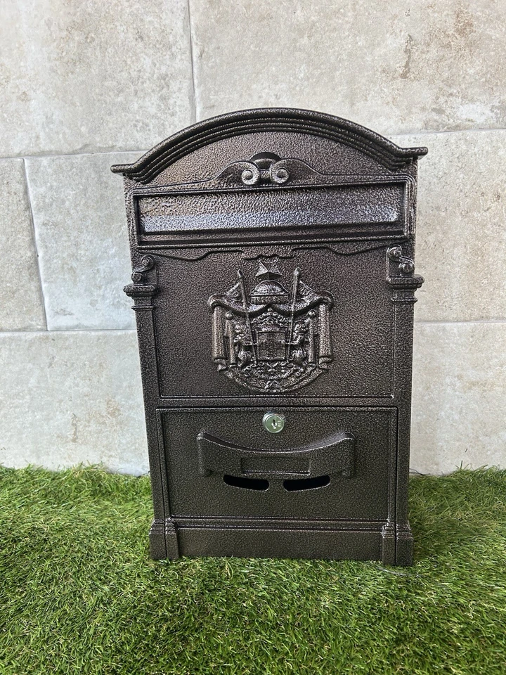 Cassetta postale Effetto Ghisa Colore Bronzo - Nuova - Immagine 1 di 1