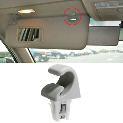 Car Sun Visor Clip Hook Bracket For Toyota Highlander 2001 2002 2003 2004-2007 - Imagem 1 de 4