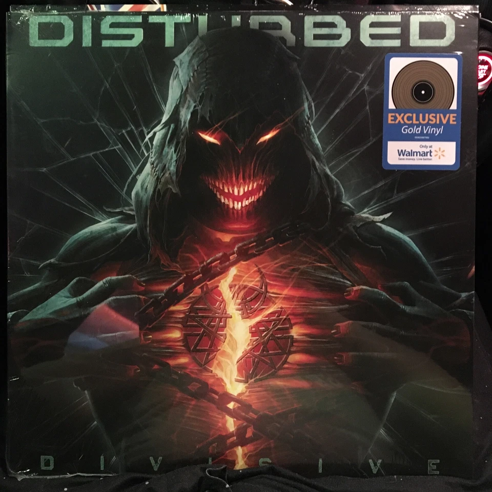 Disturbed Vinyl Divisive Record Gold LP