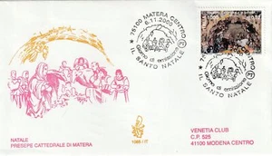 2000 FDC VENETIA 1085 / IT ITALIA PRESEPE CATTEDRALE DI MATERA VIAGGIATA MF81298 - Picture 1 of 1
