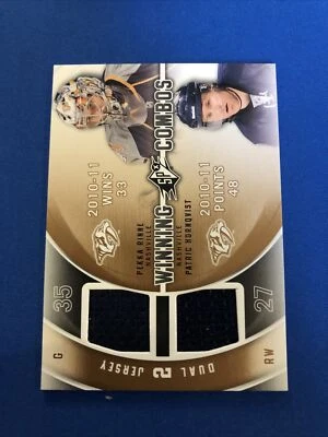 2011-12 SPX Winning Combos Rinne / Hornqvist Nashville Predators - Image 1 of 2
