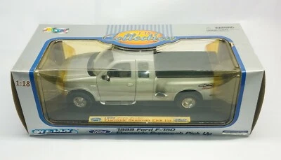 WELLY - 1999 FORD F-150 FLARESIDE SUPERCAB PICK UP - 1/18 SCALE DIE CAST silver - Image 1 of 4