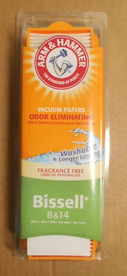 Arm & Hammer Vacuum Filter Odor Eliminating Bissell 8 & 14 New 62648F O16 - Image 1 of 3