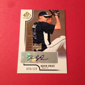 David Price 2009 UD SP Authentic Future Watch Auto Rookie /125! MINT! FREE SHIP - Picture 1 of 3