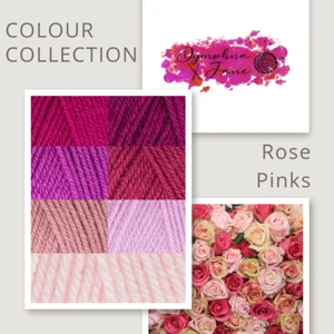 Paquete especial de hilo/lana Stylecraft Dk - rosas rosadas - ganchillo de tejer - Imagen 1 de 2