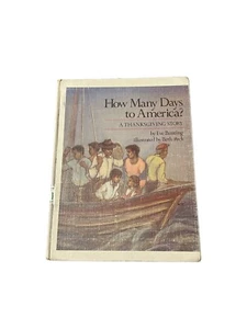 How Many Days to America? by Eve Bunting 1988 Hardcover Vintage - Picture 1 of 10