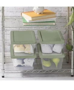 Sterilite 6 qt. Storage Boxes (Set of 4) - Picture 1 of 5