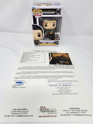 Funko Pop firmado por SIDNEY CROSBY PINGÜINOS CERTIFICADO DE AUTENTICIDAD JSA lote completo Foto 1 de 4