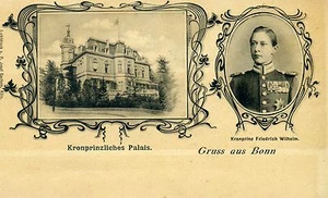 Ansichtskarte Kronprinz Friedrich Wilhelm Kronprinzliches Palais Bonn Postkarte - Picture 1 of 2