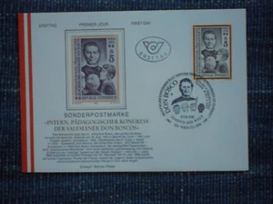 FDC Internationaler pädagogischer Kongress der Salesianer Don Boscos Wien 1988 - Bild 1 von 2