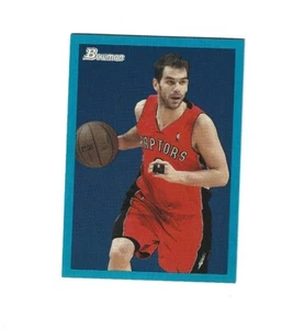 2009-10 Bowman 48 Blue #73 Jose Calderon /1948 TORONTO RAPTORS - Imagen 1 de 2