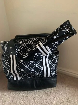 Pottery Barn Kids Sausalito Diaper Bag Black/White NWOT - Image 1 of 4