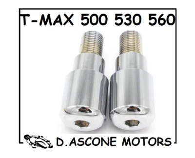 BILANCERI CONTRAPPESI MANUBRIO TMAX 500 530 560 t max t-max ARGENTO - Immagine 1 di 2