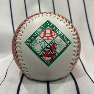 Cleveland Indians 2003 Seasons Greetings Collectible Baseball Ball - Picture 1 of 6