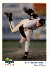1992 Everett Giants Classic/Best #5 Blair Hanneman