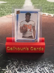 2021 Donruss Larry Rountree III Rated Rookie Portrait RC Los Angeles Chargers - Picture 1 of 2